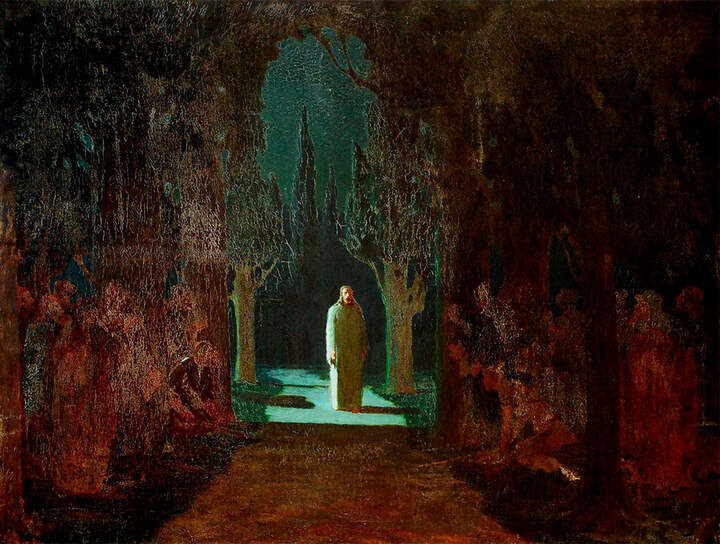 9. Архип Куинджи. Христос в Гефсиманском саду. 1901