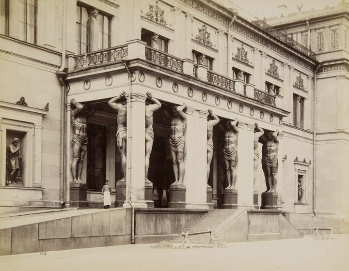 10. Портик Нового Эрмитажа. 1880–90-е