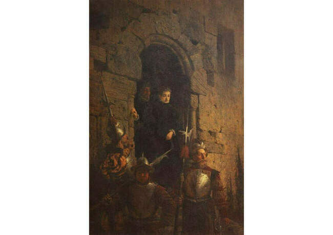3. Арест гугенотки Жакобин де Монтебель, графини д'Эстремон, 1875