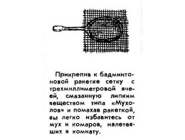 1. Ракетка-мухоловка