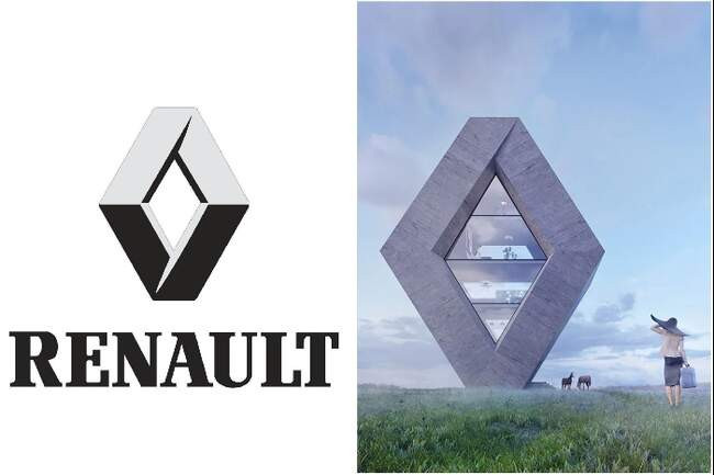 2. Логотип французской автомобилестроительной корпорации Renault Group (рено)
