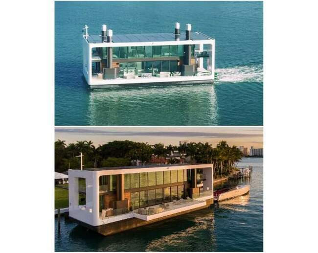 5. Роскошный плавучий дом от голландской архитектурной фирмы Waterstudio.NL