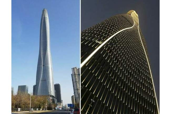 8. Tianjin CTF Finance Centre в Тяньцзинь (530 м, Китай)