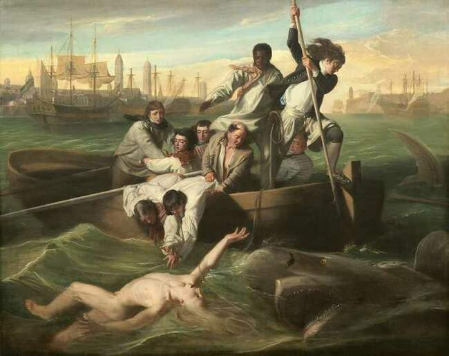 6. Уотсон и акула, Джон Синглтон Копли, 1778