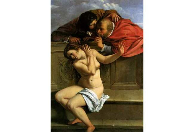 14. Сусанна и старейшины, Артемизия Джентилески, 1610