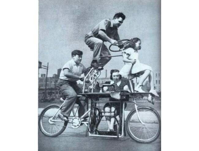 3. Двухэтажный велосипед GoofyBike