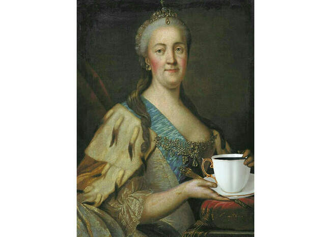 1. Екатерина Великая и слишком крепкий кофе