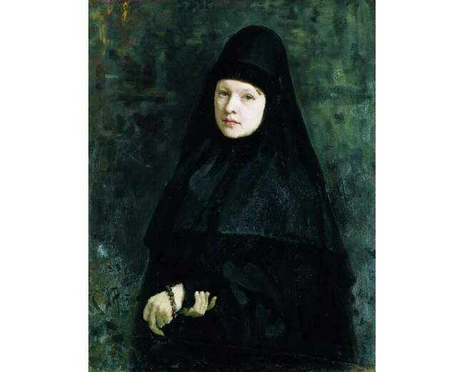 Предистория первого варианта картины И.Е.Репина «Монахиня»(1878).