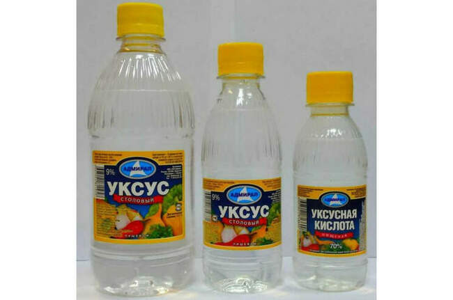 10. Уксус в качестве замены лимона