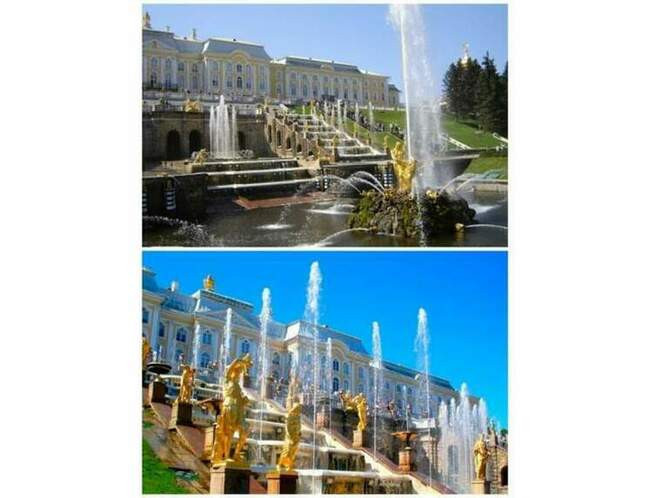 9. Большой каскад Петергофа в Санкт-Петербурге (Россия)