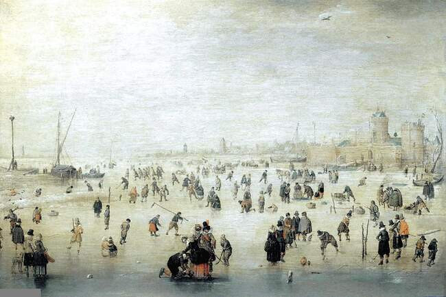 Катание на коньках, 1610-1615