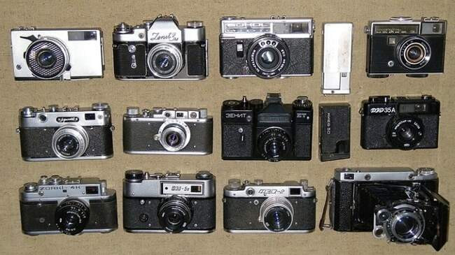 7. Рабочие плёночные фотоаппараты