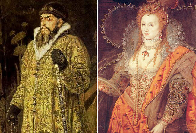 2. Иван IV Грозный и Елизавета I
