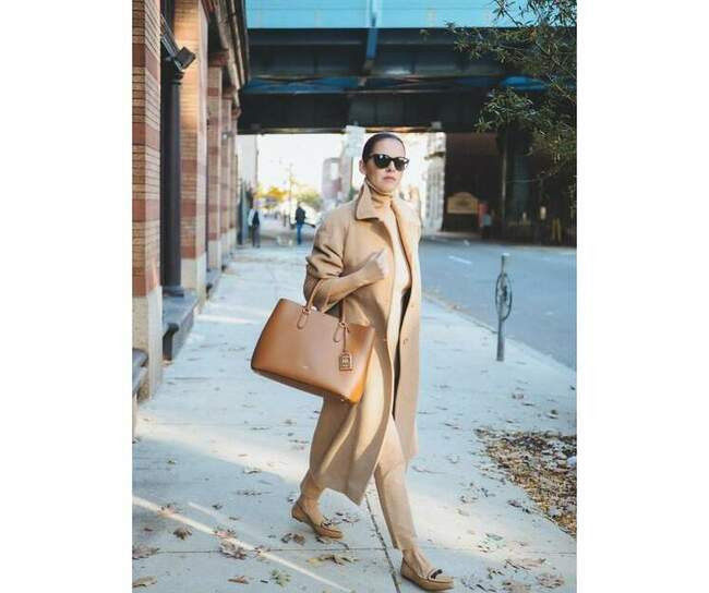 3. Total beige look