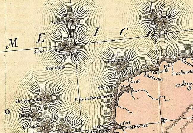 14. Исчезнувший остров Бермеха, существовавший на картах до 1846 года, который никто не может найти