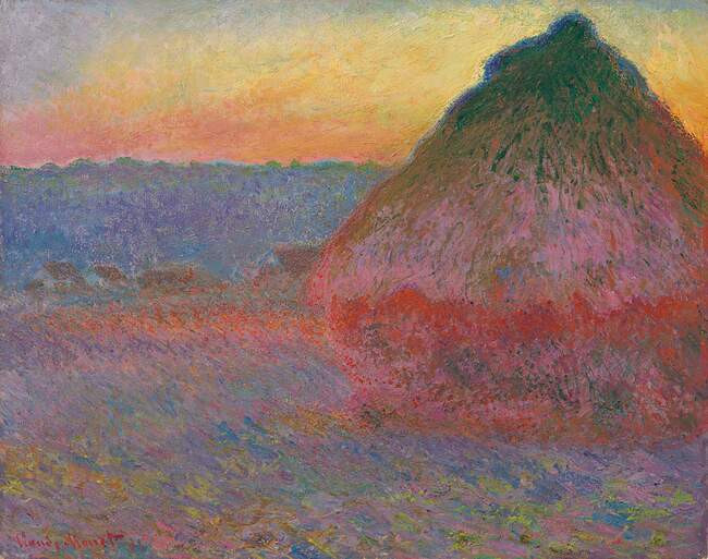 3. Клод Моне. Стог сена, 1891