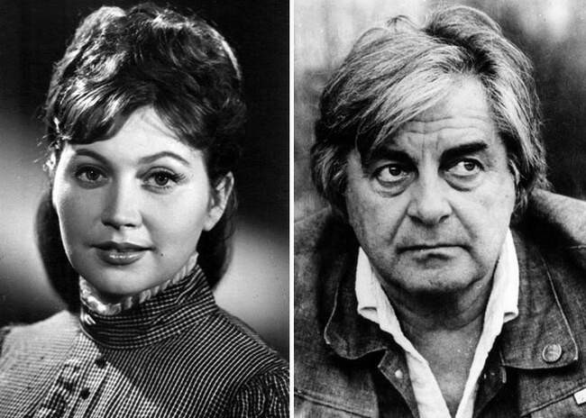 Елена Корнилова и Юрий Любимов