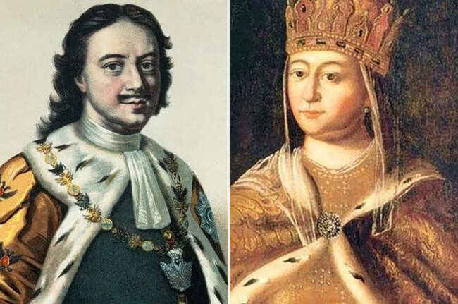 8. Петр I и Евдокия