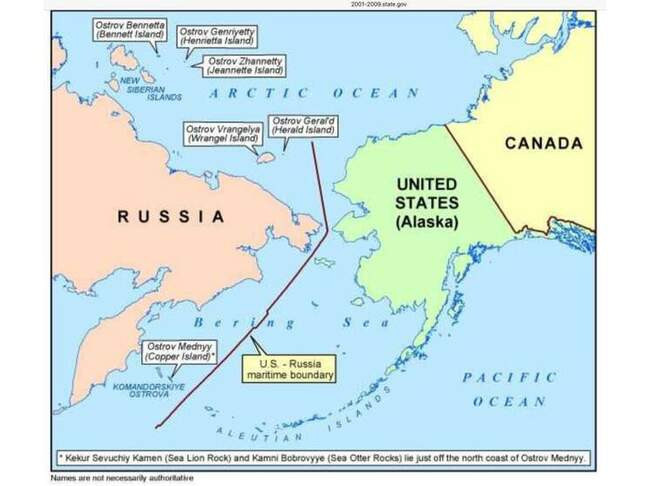 Как устанавливалась граница между Россией и США, и когда возникла необходимость в «размежевании» морских пространств