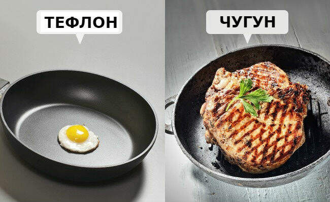 Жарить мясо на тефлоне