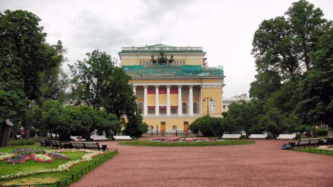 Александр I и Карл Росси