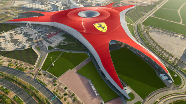 1. Парк развлечений Ferrari World, остров Яс, Абу-Даби, ОАЭ