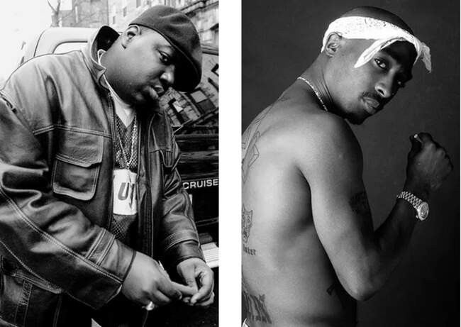 Notorious B.I.G. и Тупак Шакур (1972−1997 и 1971−1996)