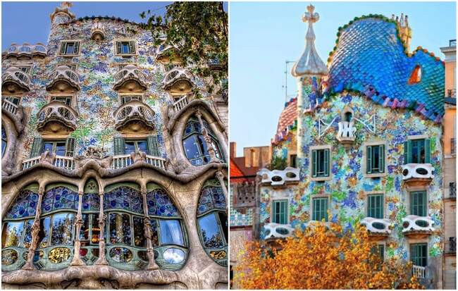 3. Casa Batlló в Барселоне (Испания)