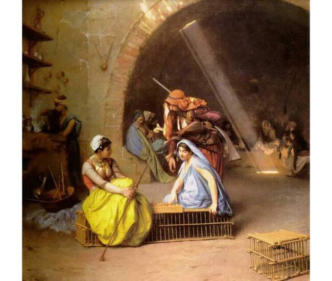 Жан Леон Жером, «Альмеи, играющие в шахматы», 1870
