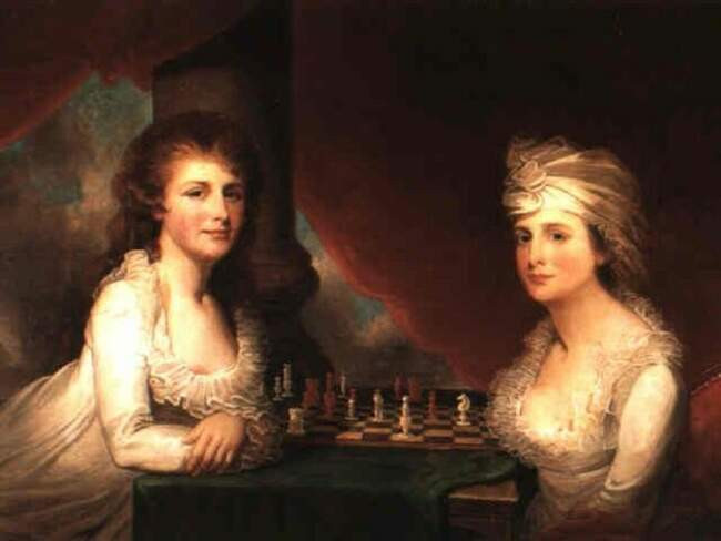 Гилберт Чарльз Стюарт, «Портрет мисс Хетти и Мэри Моррис», 1795