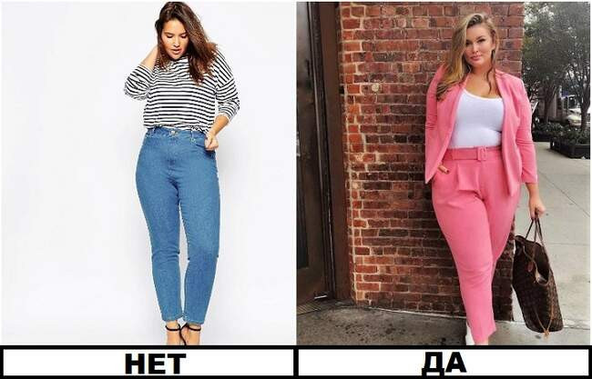 Ошибка 4: Плотная фактура в области бедер