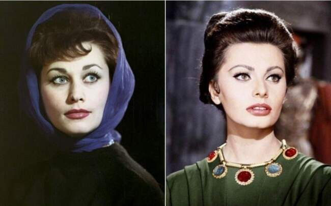 Майя Менглет и Софи Лорен