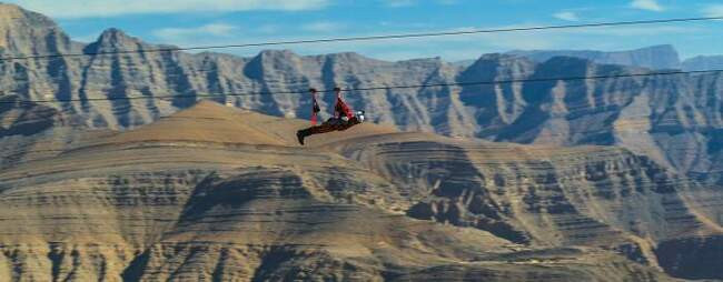 3. Ощутить себя птицей: зиплайн Jebel Jais Flight, ОАЭ