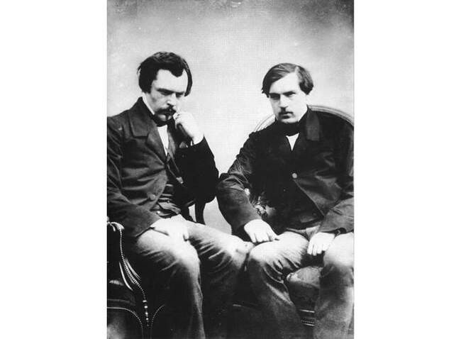 2. Братья Гонкур, Эдмон и Жюль