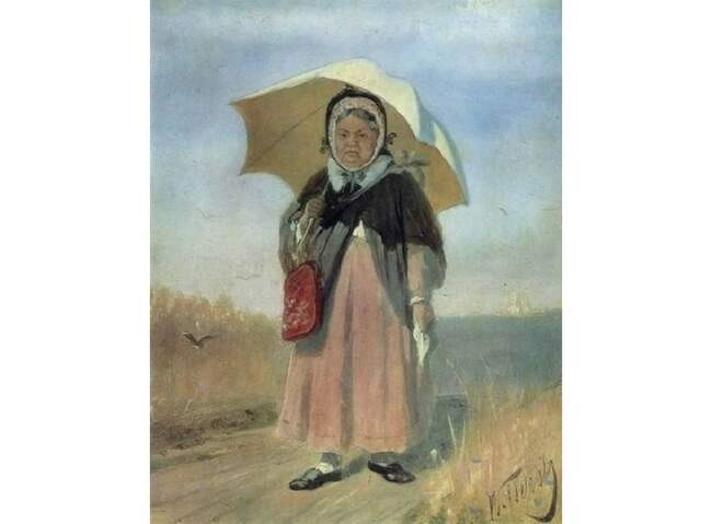 «К Троице-Сергию», 1870 год