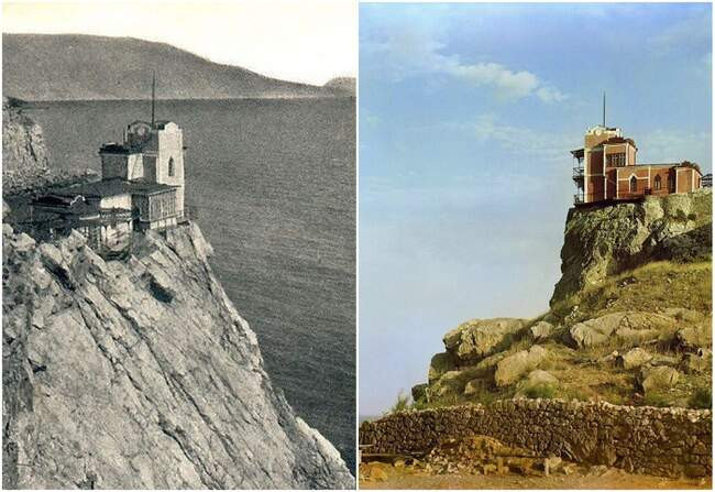 5. «Ласточкино гнездо» на скале Аврора в Крыму