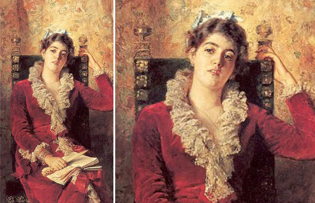«Портрет жены художника. Юлия Маковская»