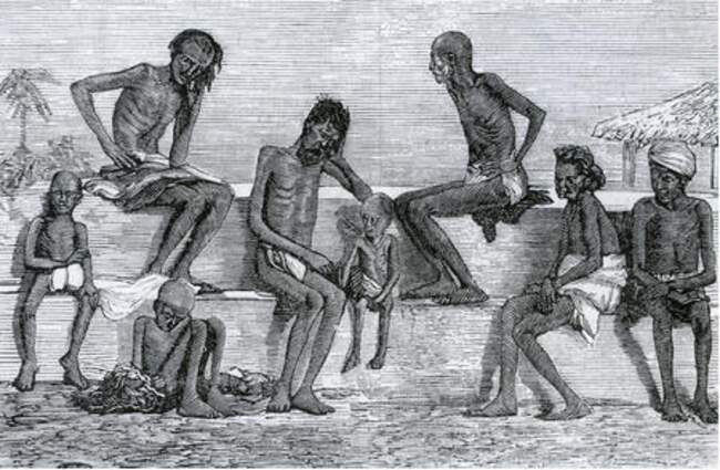 1770 год – Бенгальский голод