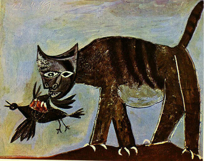 6. Пабло Пикассо – Кошка, поймавшая птицу
