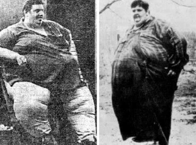 14. Самый тяжелый человек в истории весил 635 килограммов