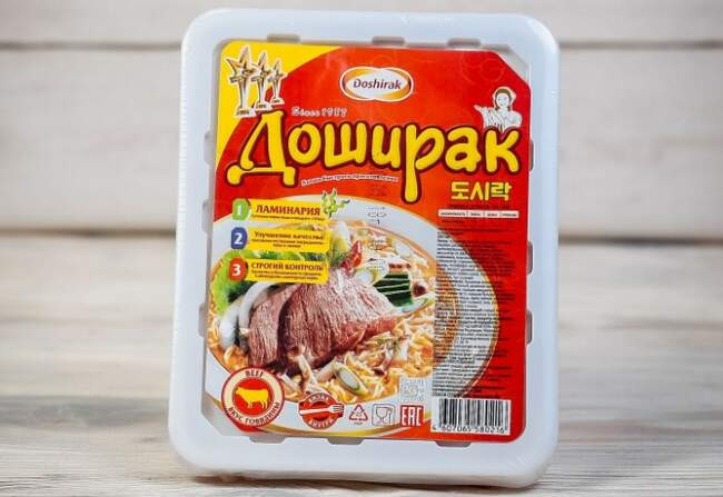 2. Лапша быстрого приготовления