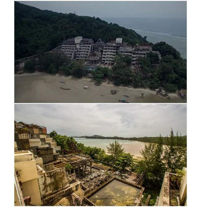 6. Заброшенный отель Phuket Peninsula Spa & Resort на острове Пхукет