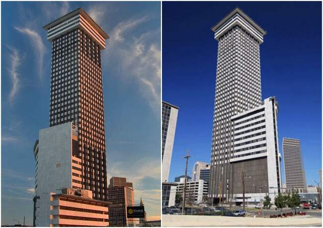 5. Plaza Tower в Новом Орлеане (штат Луизиана, США)