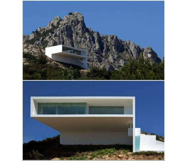 7. Дом на утесе Cliff House в Кальпе