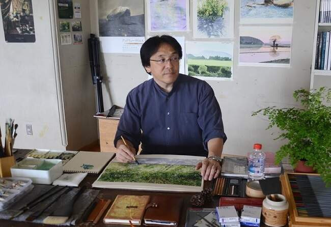 Зимние акварели Абе Тошиюки (Abe Toshiyuki).