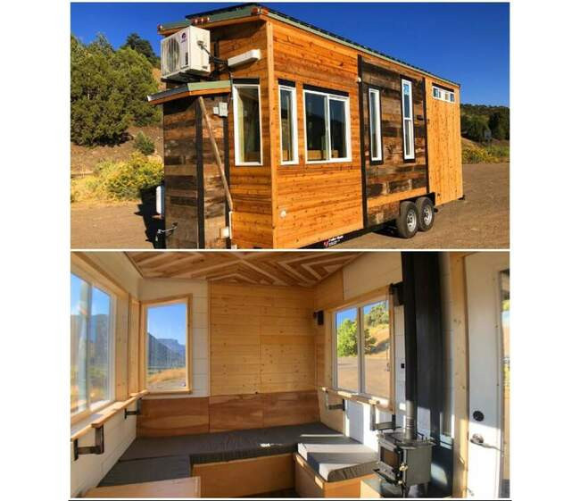 10. Отельный номер Timberwolf 24' Tiny House в Миннесоте