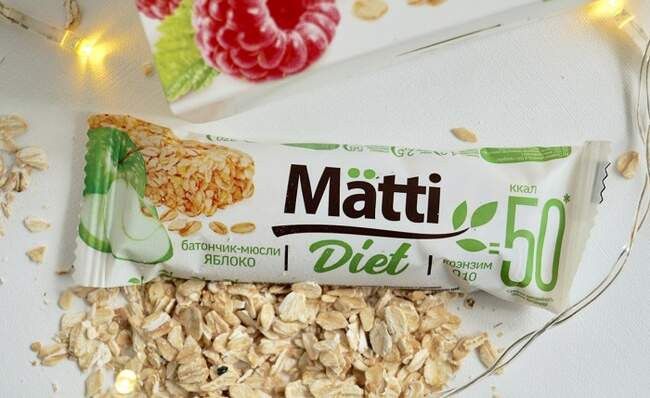 Продукт 2: Мюсли в батончиках