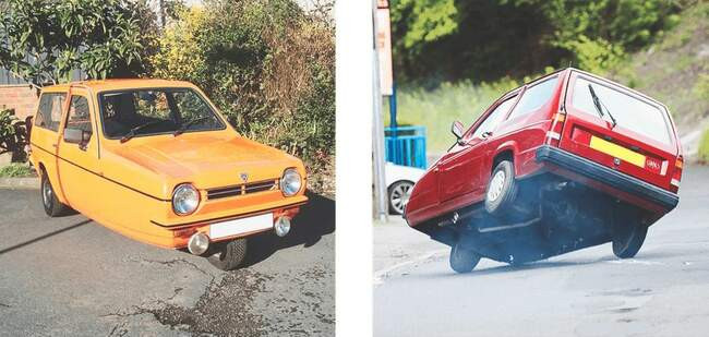 Три колеса на Reliant Robin