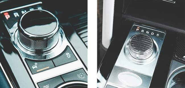 Рычаг переключения передач в Jaguar XJ