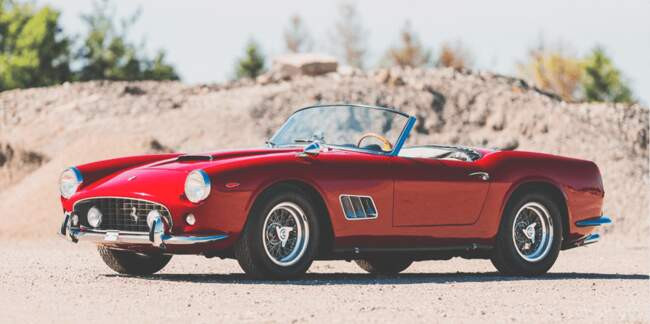 1 Ferrari 250 GT SWB California Spider — 18,5 миллионов долларов